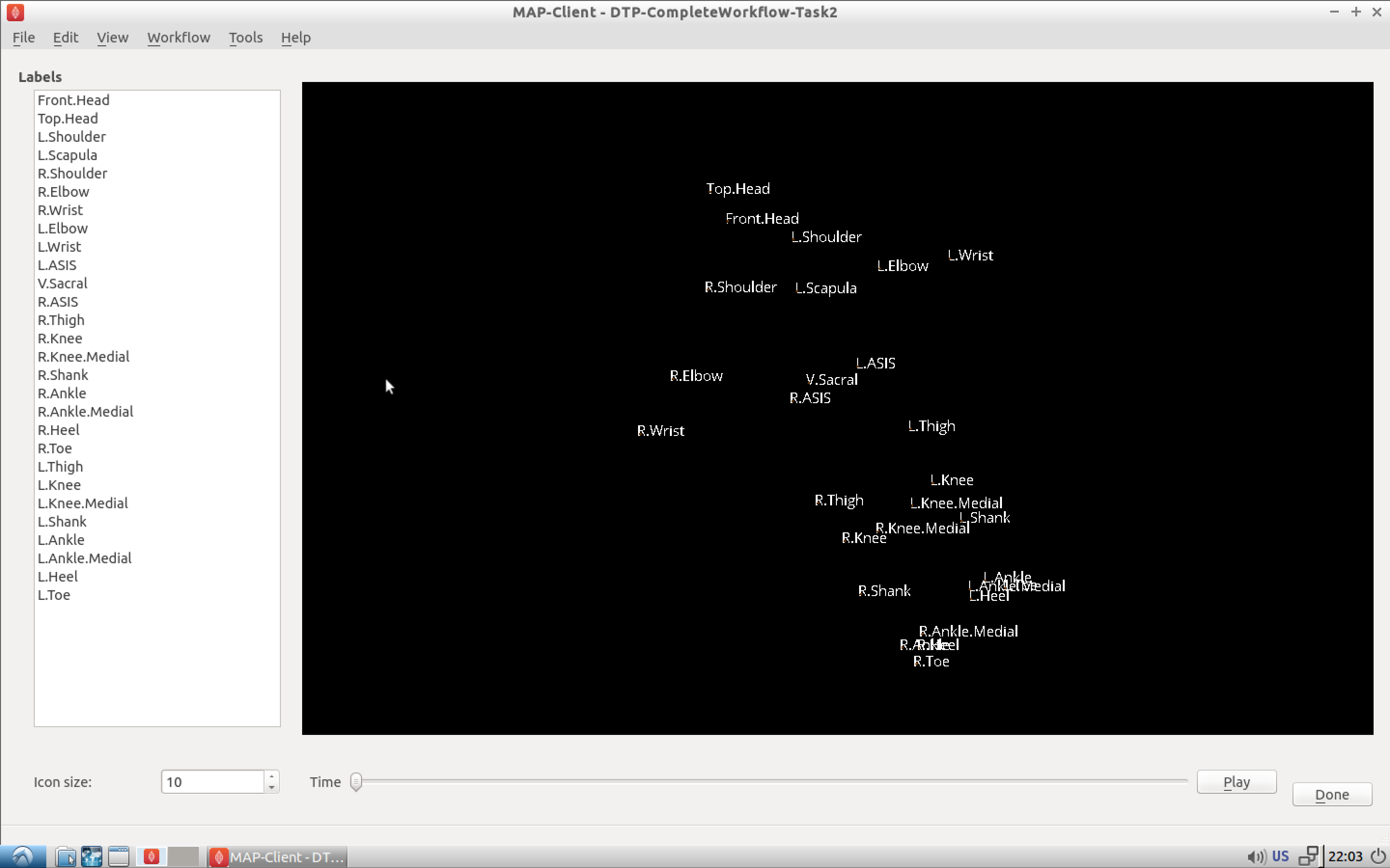 MOCAP data viewer.